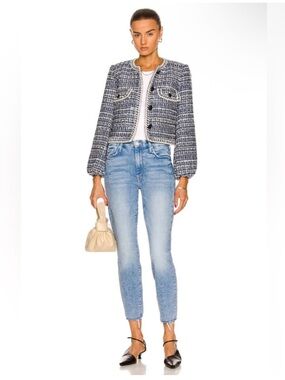 Mother The Looker High-Waisted Jeans Fray